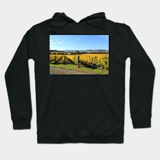 Autumn in the vineyard, Coal River Valley, Tasmania Hoodie